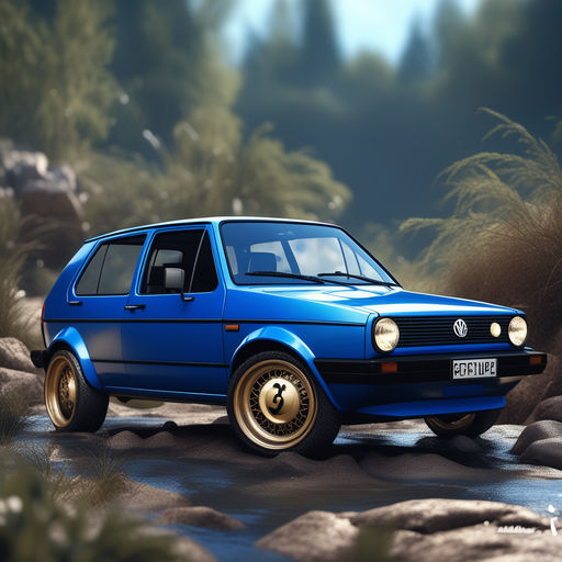 2021 VW Golf GTI Rendered With Mk1 Retro Vibes
