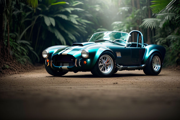 Shelby Cobra Light Painted