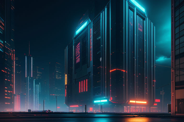 Night Metropolis, 18+ player BTB map with Neon Cyberpunk aesthetic