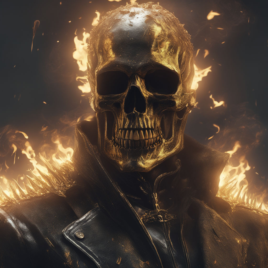 ghost rider face wallpaper