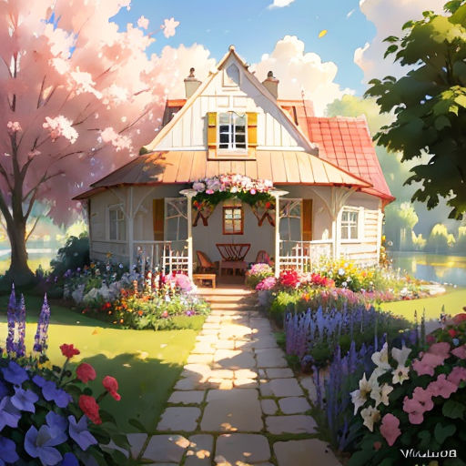 The witch house | Fantasy art landscapes, Fantasy landscape, Anime scenery