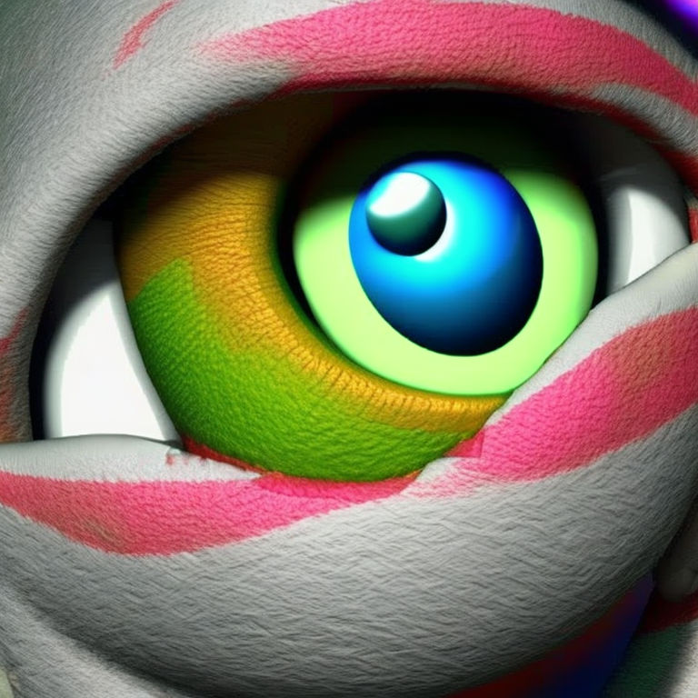 talking angela eyes zoomed in