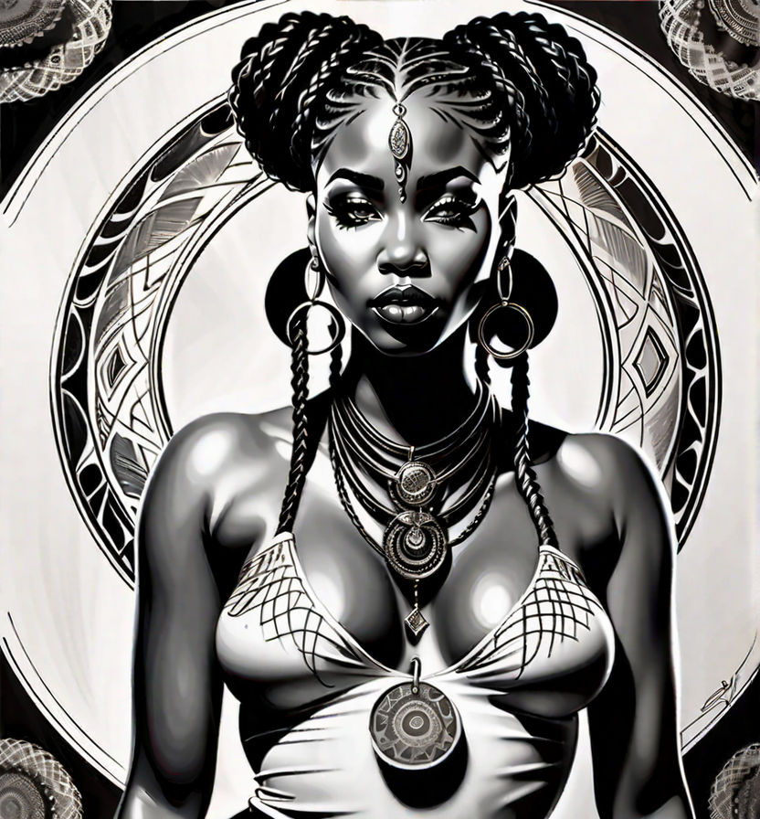 Beads and Braids.  SUPERSELECTED - Black Fashion Magazine Black Models  Black Contemporary Artists Art Black Musicians