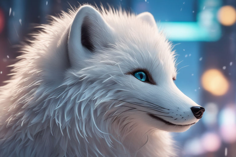 Arctic fox anime girl - Wallpaper Cave