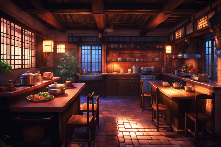 Japanese traditional kitchen - 72 photo