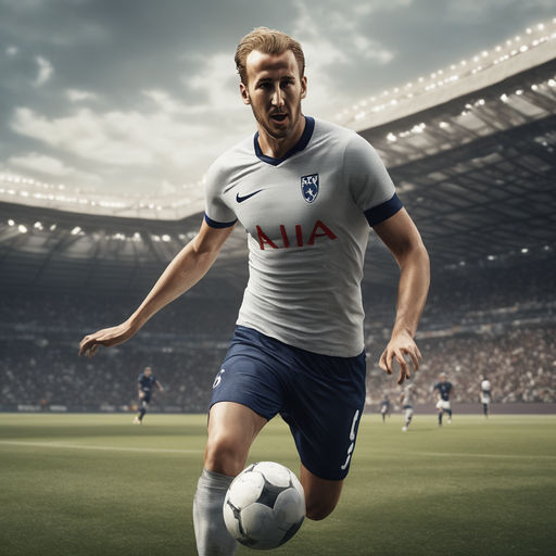 ArtStation - Soccer Blue and White Jersey Player 08