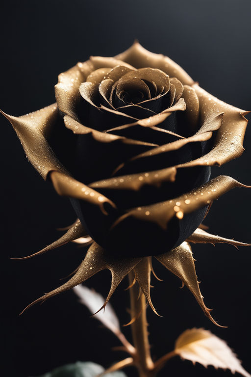 single black rose wallpaper