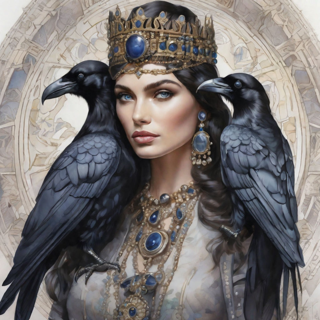 The Goddess of Ravens by Wesley-Souza on DeviantArt