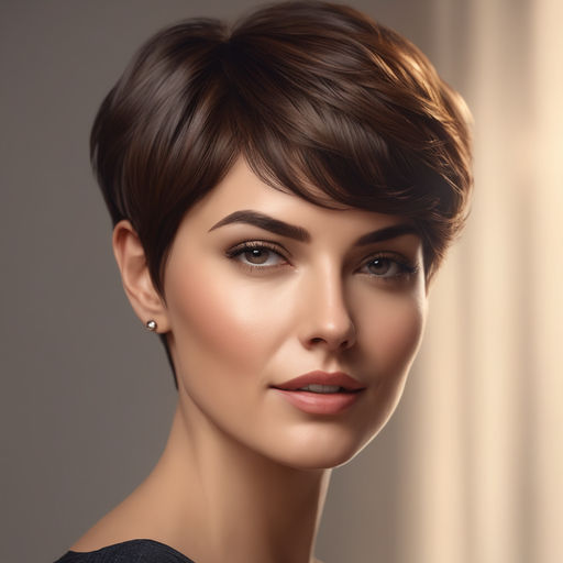 ArtStation - Realistic Short Hairstyle Female