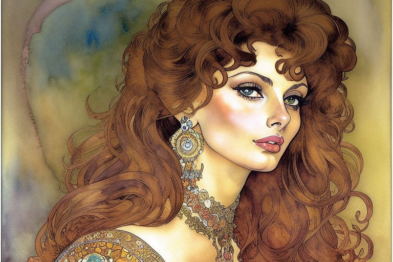 Premium AI Image  Surreal vanilla oil Up close extreme macro beautiful  eyes Pin up girl by artgerm Milo manara No