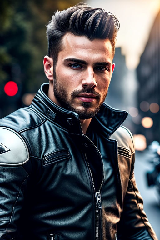 Bike Rider Human Made Gears for Futuristic Teenagers Leather Jacket -  Jackets Expert