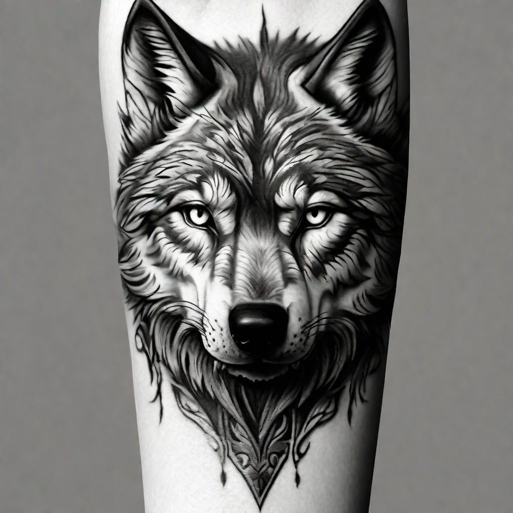 Gemstone Tattoo | Wolf Crystals