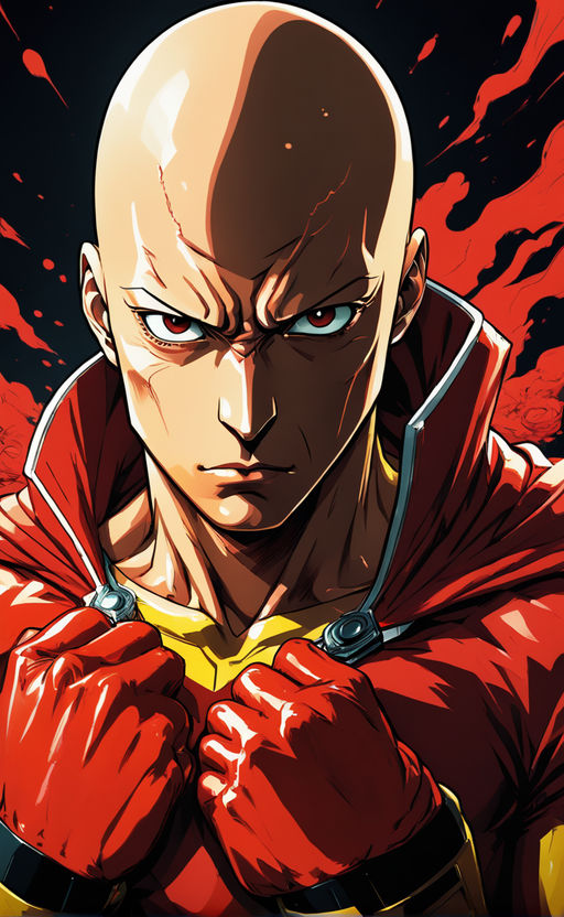 Cleaned + Colored Saitama Facing Cosmic Garou page : r/OnePunchMan