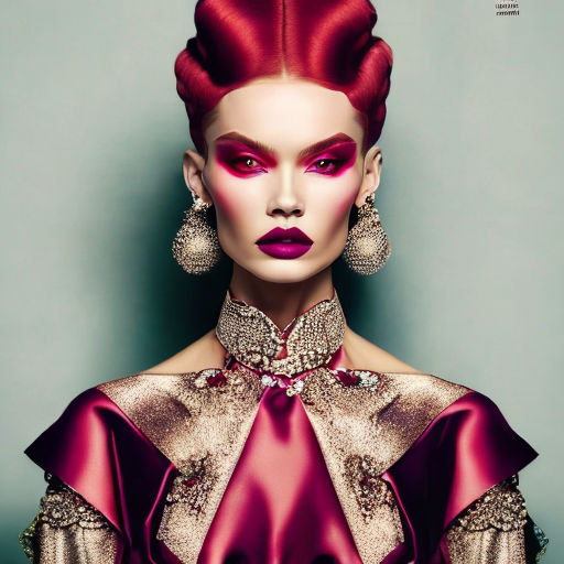 high fashion beauty editorial