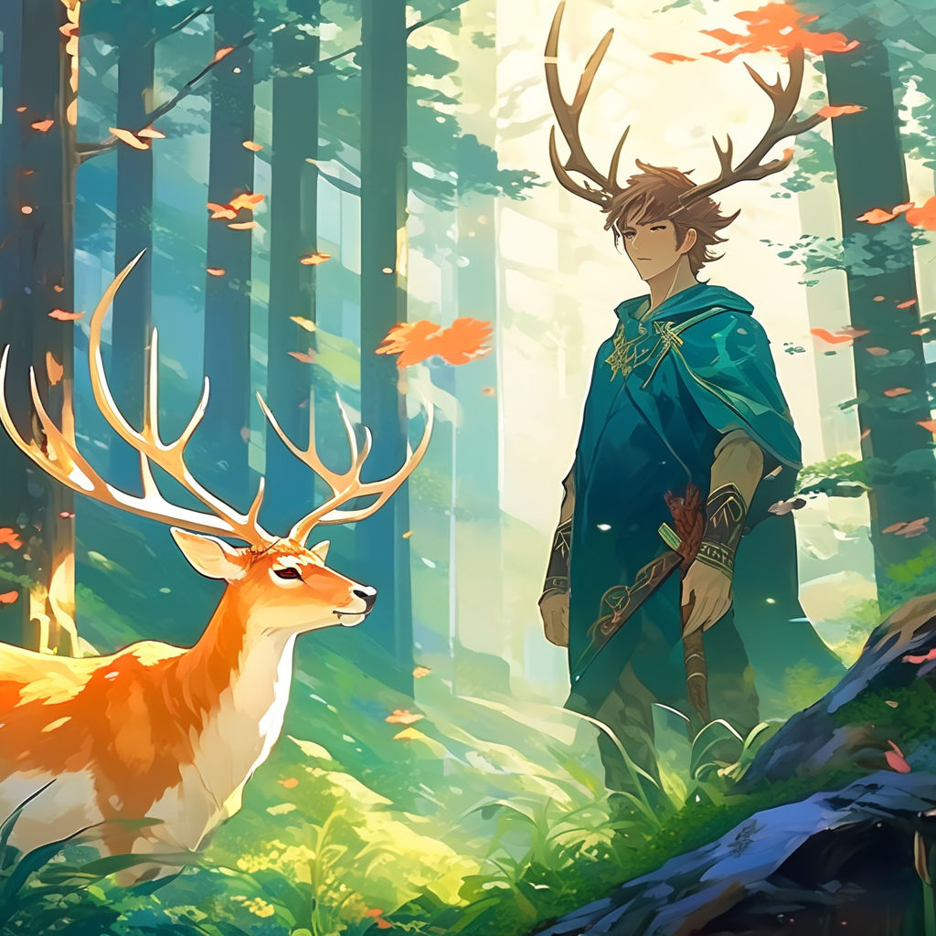 Inspirational Creations | Whitetail deer, Anime animals, Deer art
