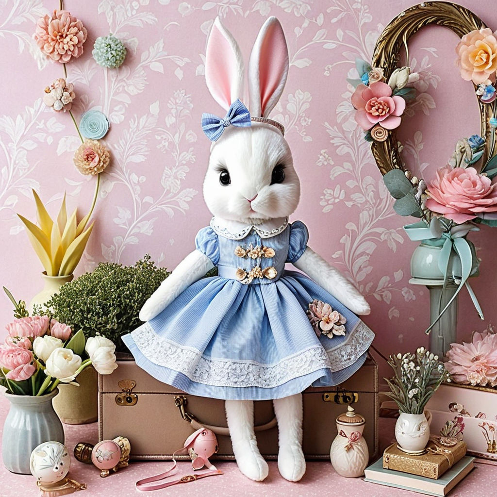 Sunny Fanny OU Kawaii Lolita Dress Anime Dress Bunny Girl