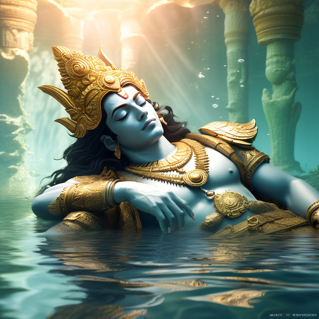 Nine Sleeping Poses Of Lord Vishnu | Lord vishnu, Sleeping pose, Vishnu