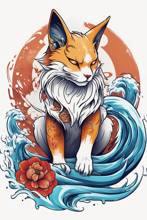 Spirit Fox Tattoo Design by SBurr on DeviantArt