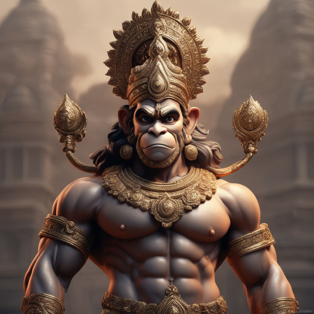 3D - High Resolution Lord Hanuman - & Background , Hanuman PC HD wallpaper  | Pxfuel