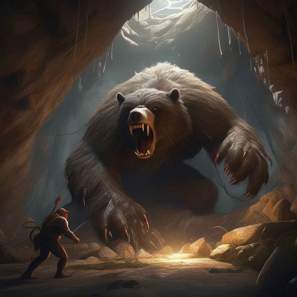 grizzly bear fantasy art