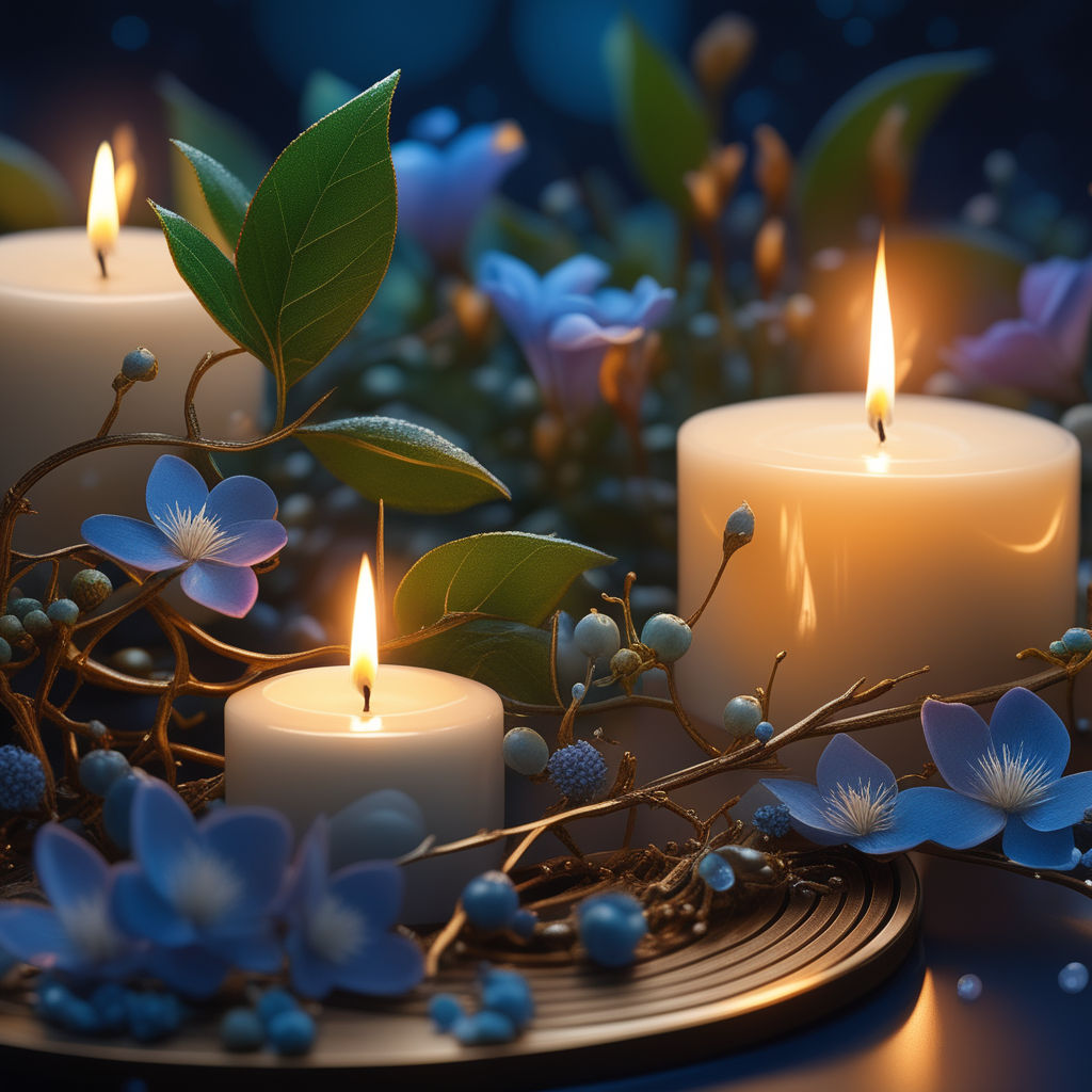 beautiful candles wallpaper desktop