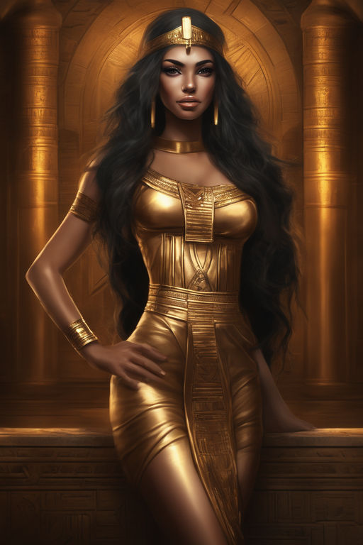 beautiful egyptian goddess