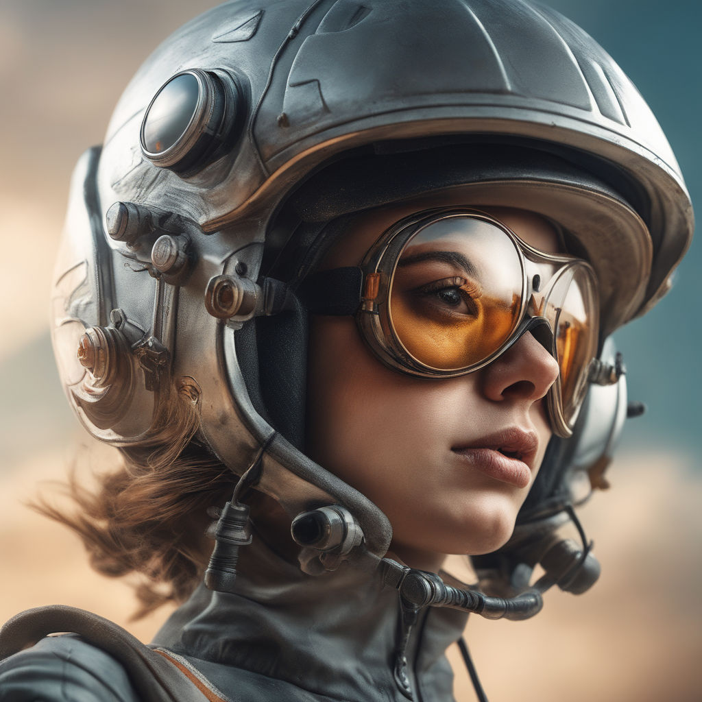 fighter pilot helmet art