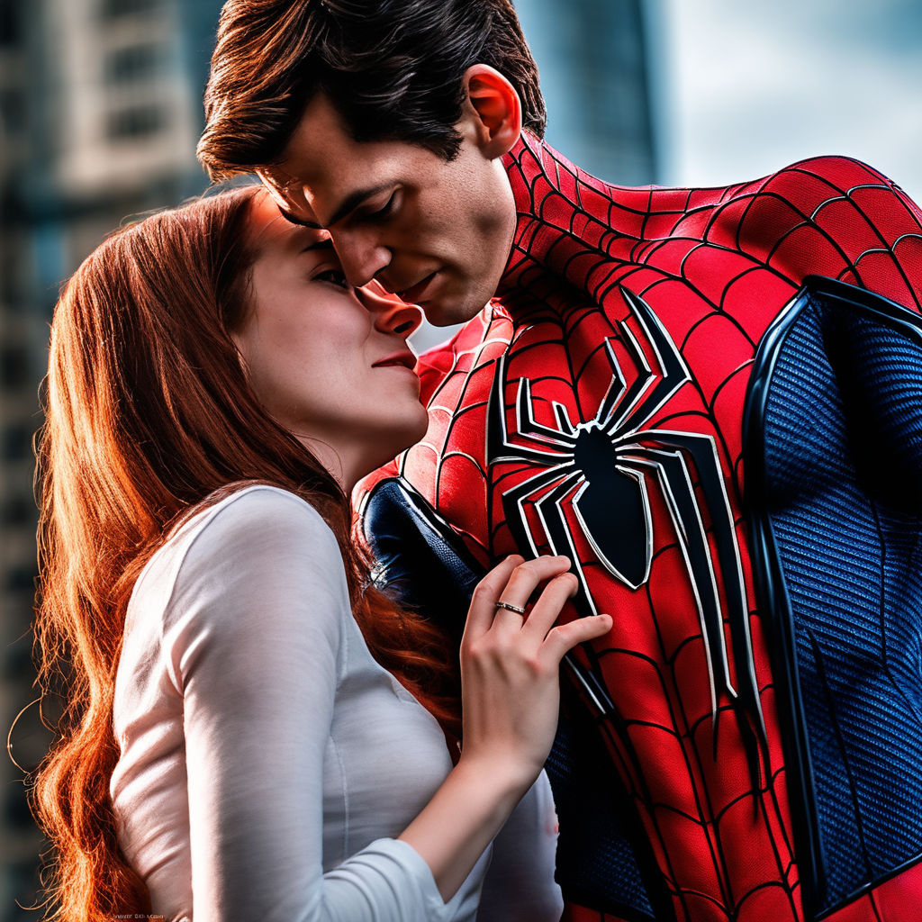 spiderman 1 mary jane kiss