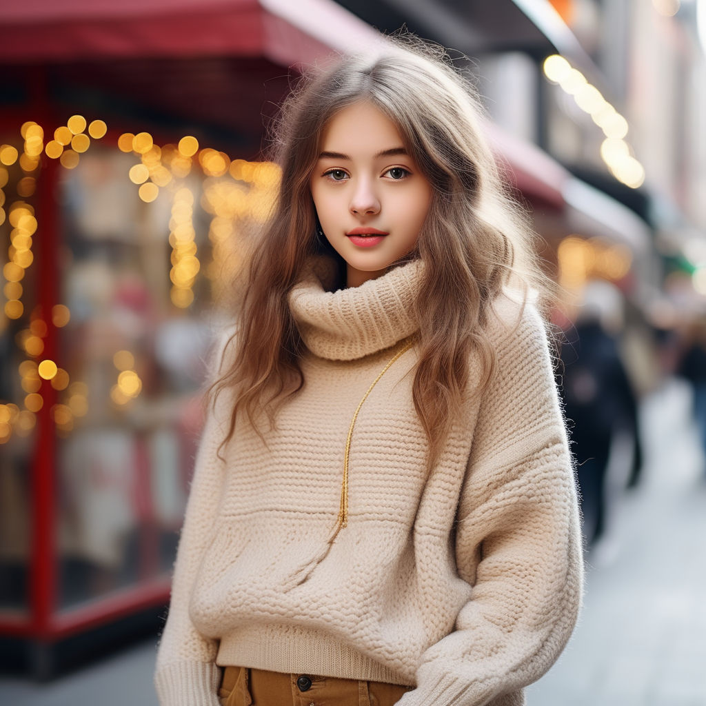 Premium Photo  Stylish beautiful young woman model with makeup in winter  clothes with a vintage scarf and fur coat on a snowy cold winter day.  russian women's winter style outerwear