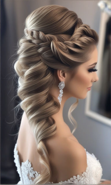 https://www.bellanaijaweddings.com/wp-content/uploads/2020/11/Ink-Kunle-CivilWedding-Bell…  | Bridal hair inspiration, Natural wedding hairstyles, Natural hair bride