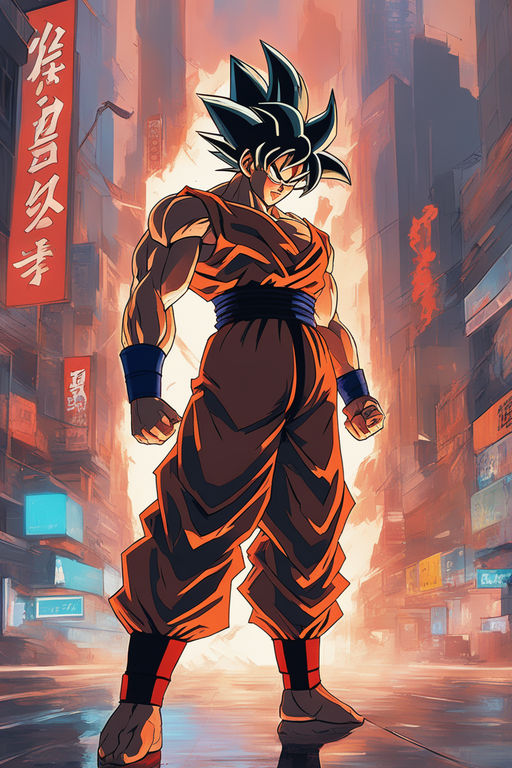 Goku Battle Stance by L-Dawg211 on DeviantArt