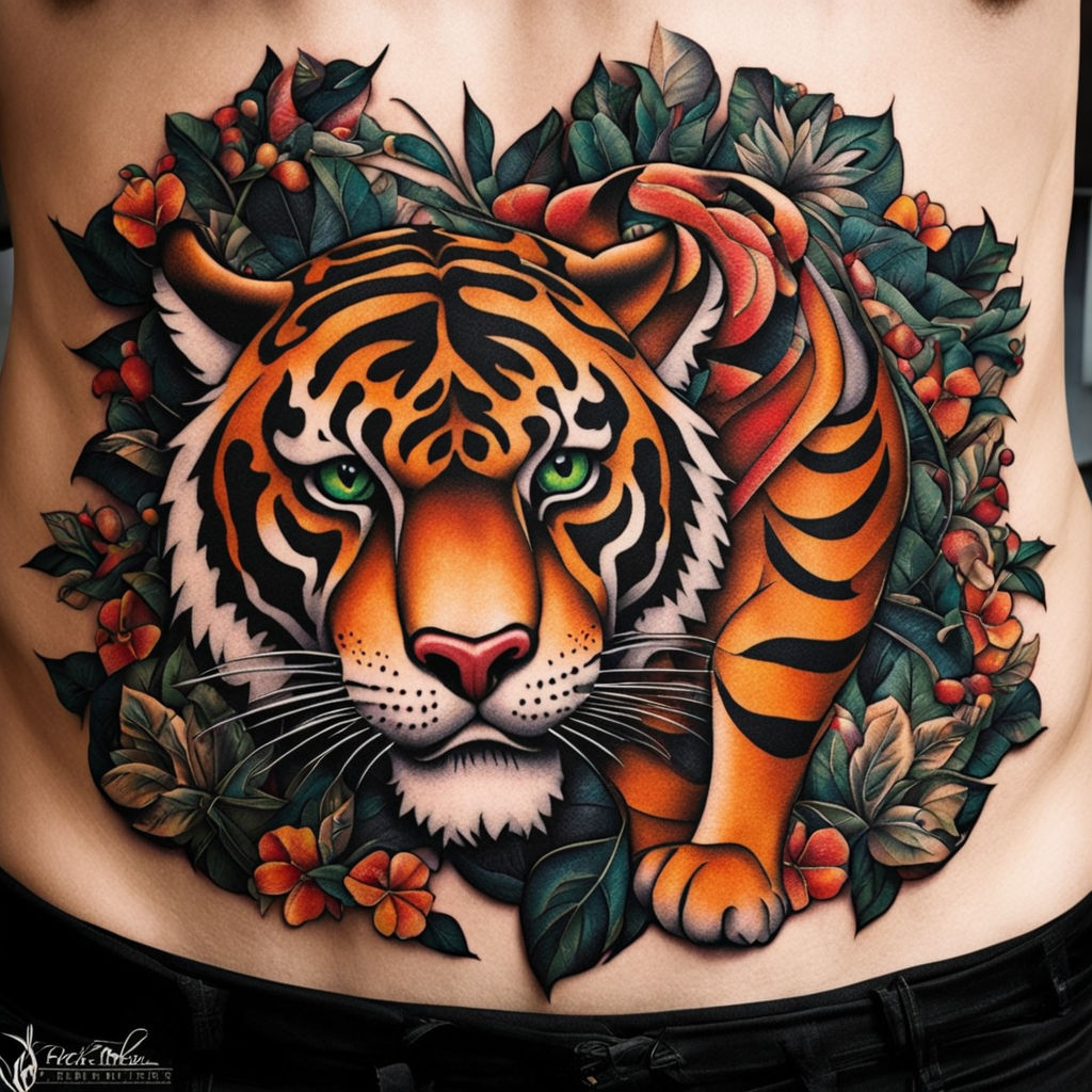 Tattoo uploaded by Phillip Inkz • Tiger chest piece. • Tattoodo