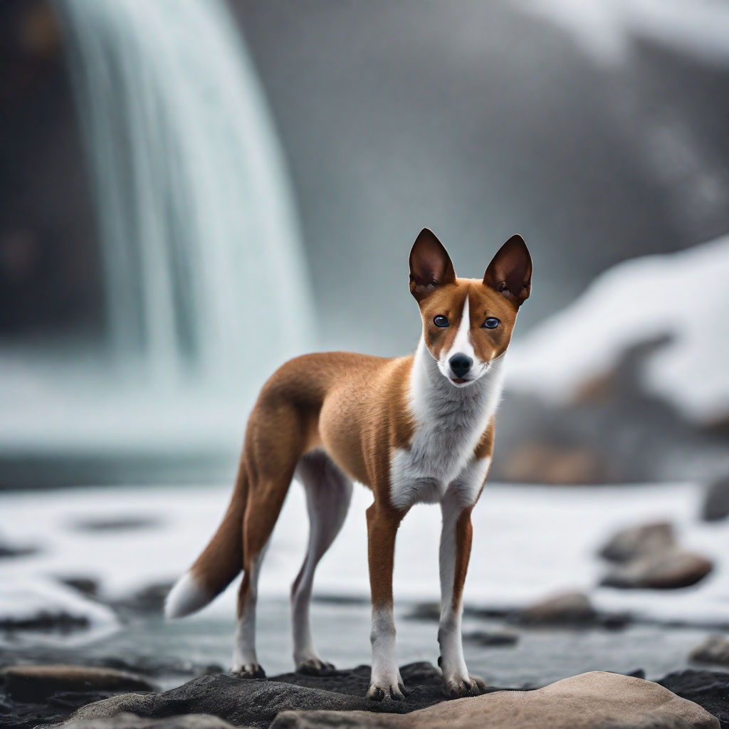 Dog Mannequin, Basenji, Foam, Linen, Dog Prop, Display, Dog