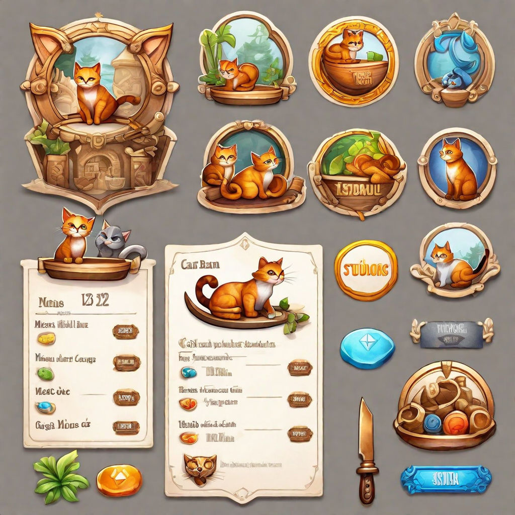 ArtStation - Cat Game - The Cats Collector! Style Study