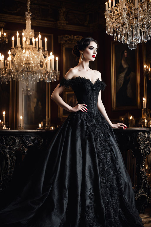 Elegant hot sale gothic dress