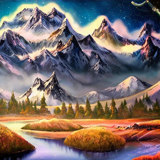 When people think of a Bob Ross painting I believe a scene like this is  what they imagine. Fluffy clouds, an almighty mountain, and happy trees. I  truly enjoyed painting this one (