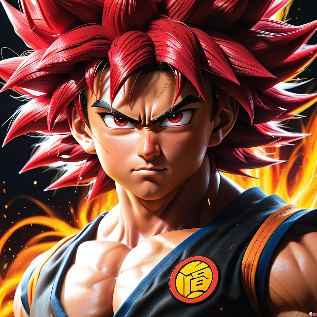 ArtStation - Super Saiyan God Goku