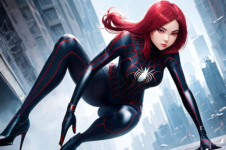 spider woman concept art