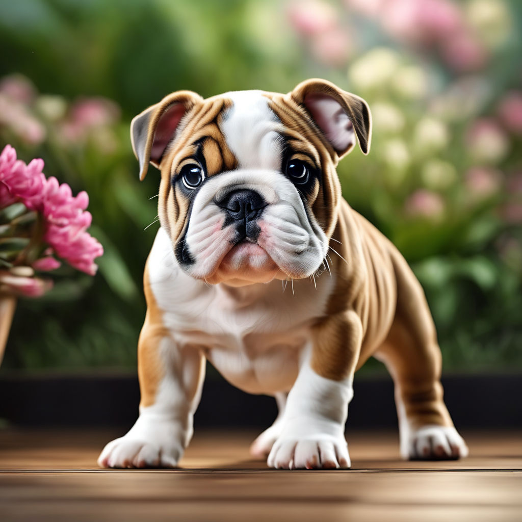 muscular english bulldogs