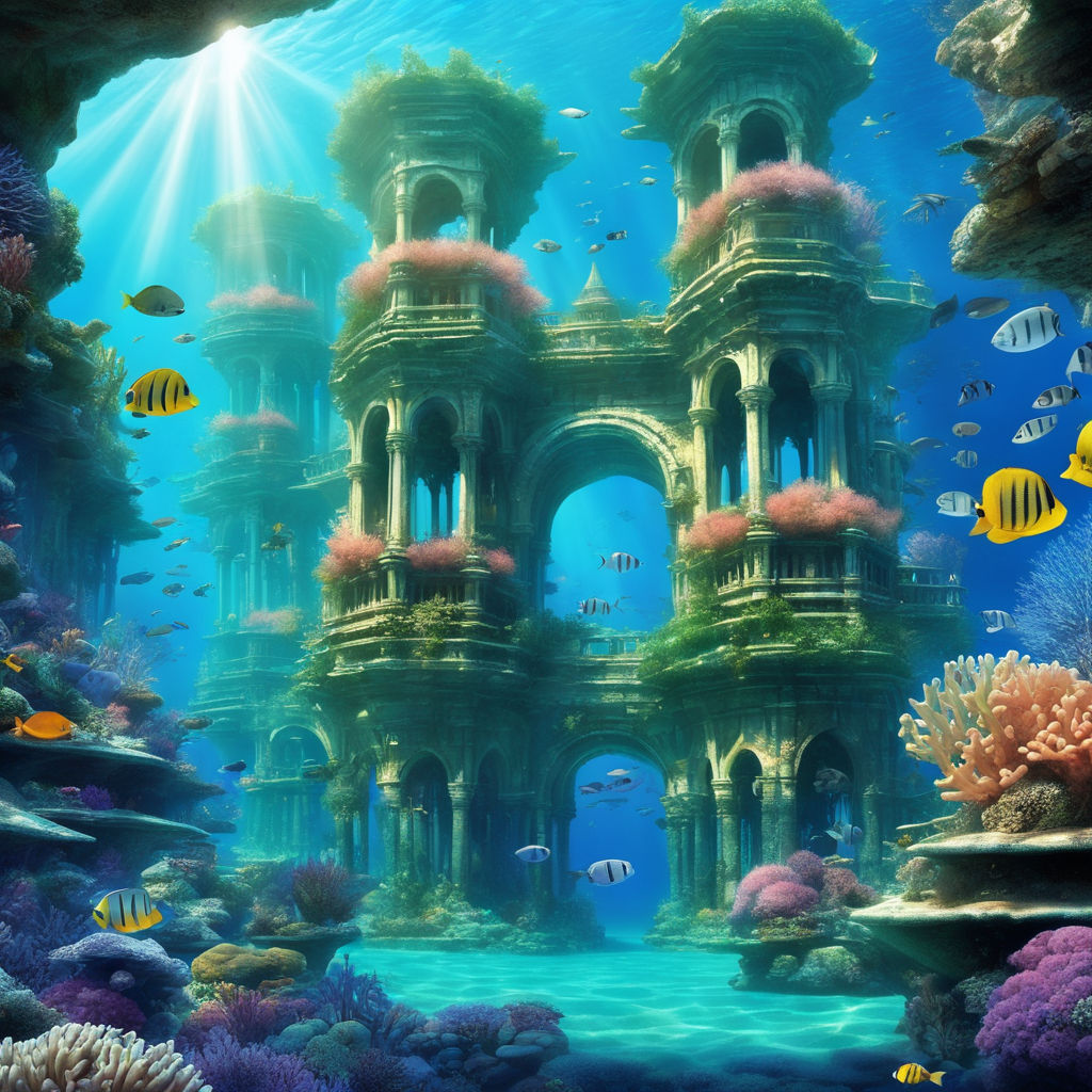 Sublime Underwater Paradise: Dive into a Mesmerizing 8K Anime