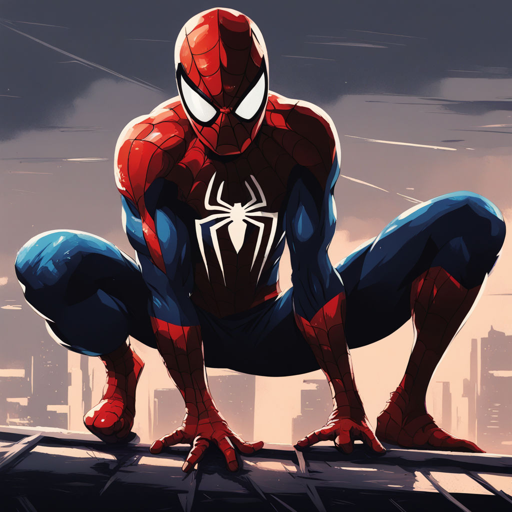 Marvel Animation Peripheral Cool And Handsome Spiderman Avatar