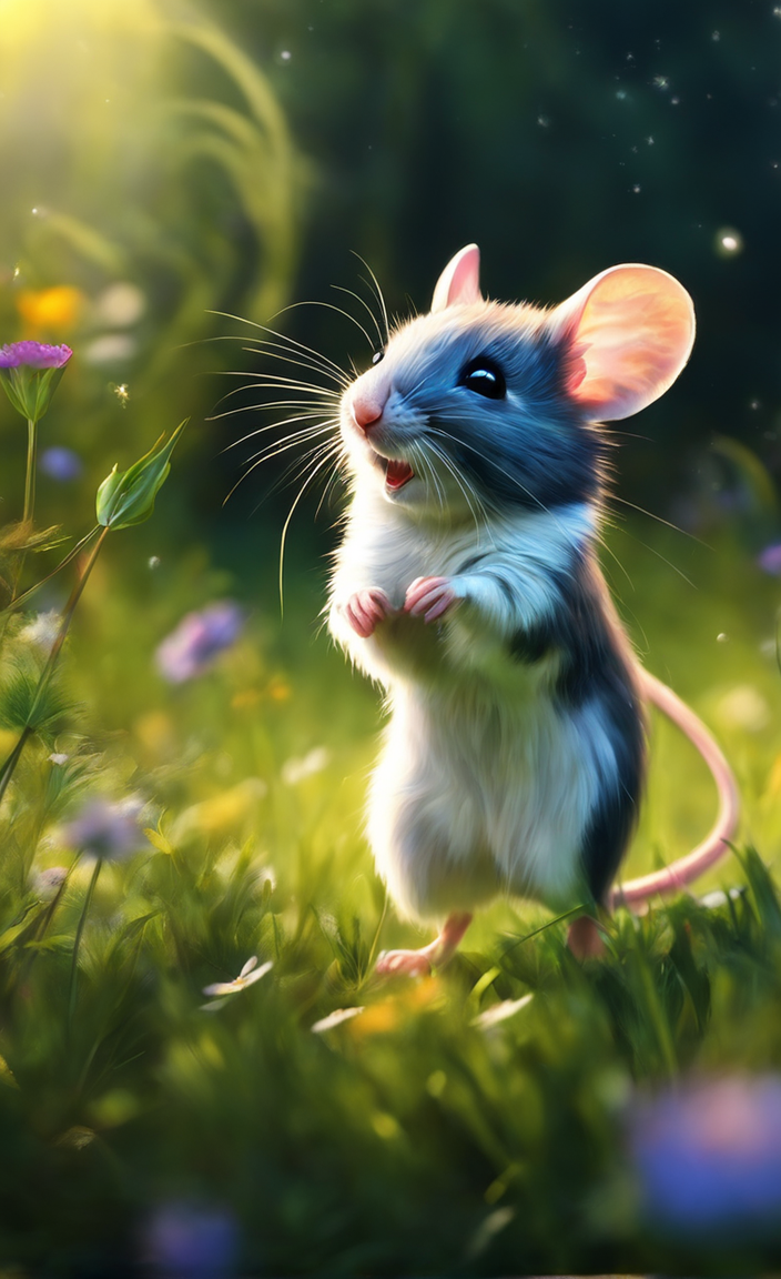 cute mouse art