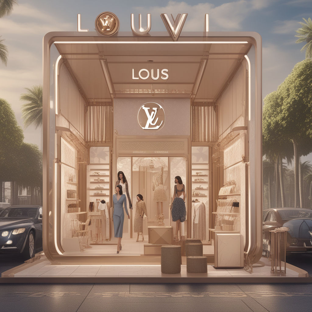 ArtStation - LOUIS VUITTON - STOREFRONT