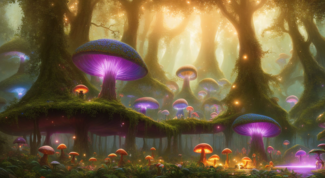 Enchanted Garden - Mushroom