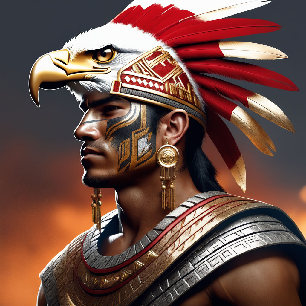 aztec eagle warrior headdress