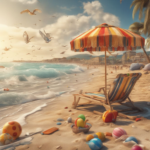 how to draw a realistic beach