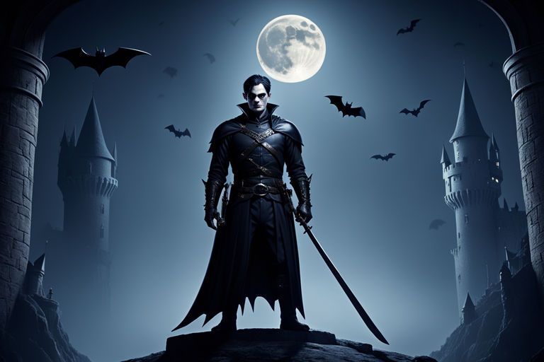 prompthunt: Monster Dracula, Bat Wings, Demon Face, Full Body Shot, Fierce  Look, Perfect Face, A young handsome vampire man, Dracula, in a long black  cloak, cinematic, epic, dramatic, ultra hd, very detailed
