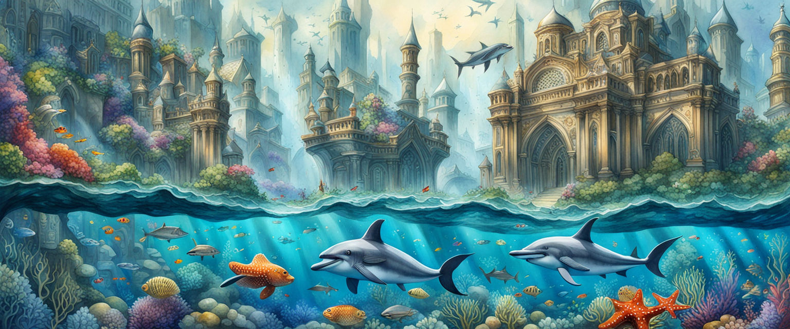 fantasy aquatic background - Playground