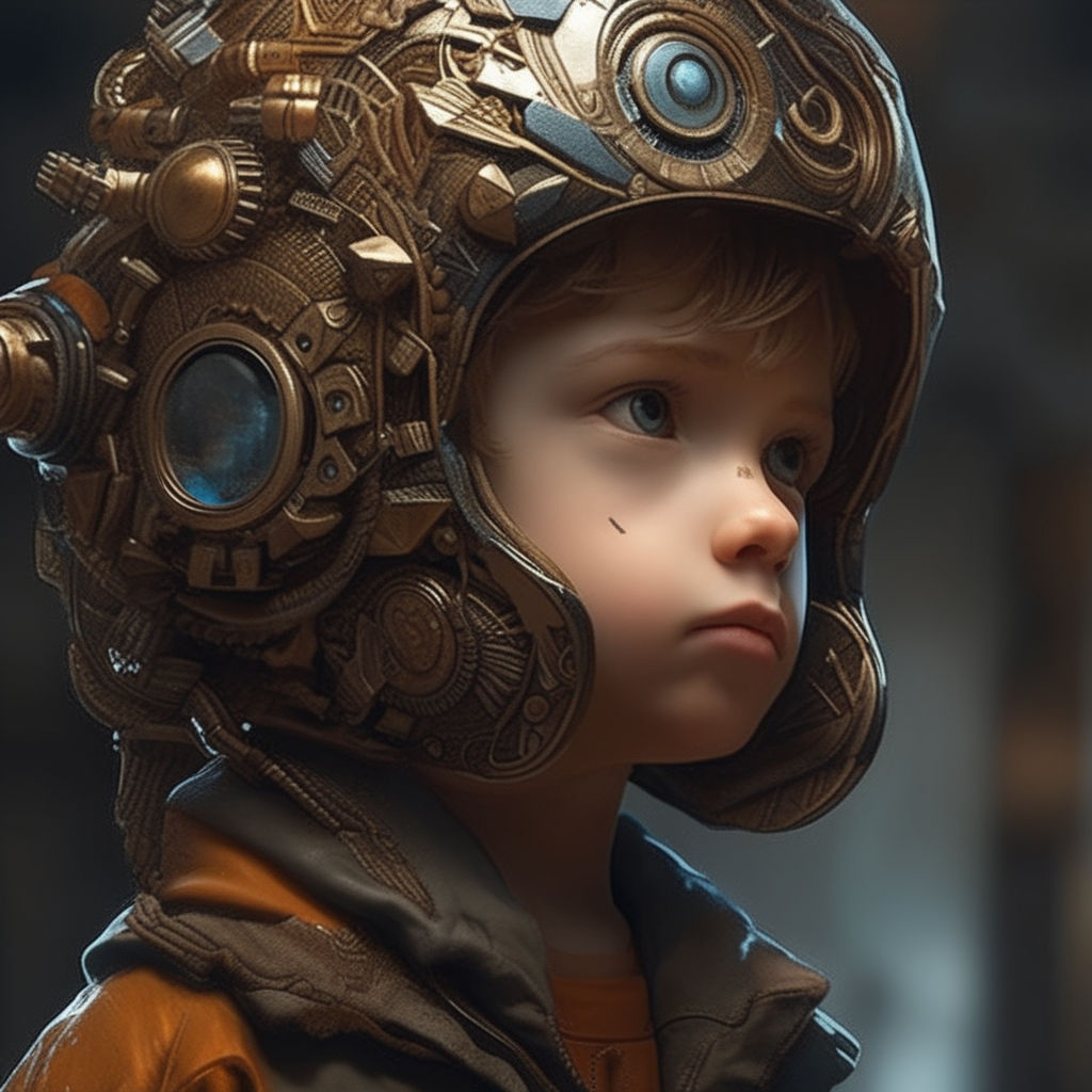 steampunk astronaut helmet