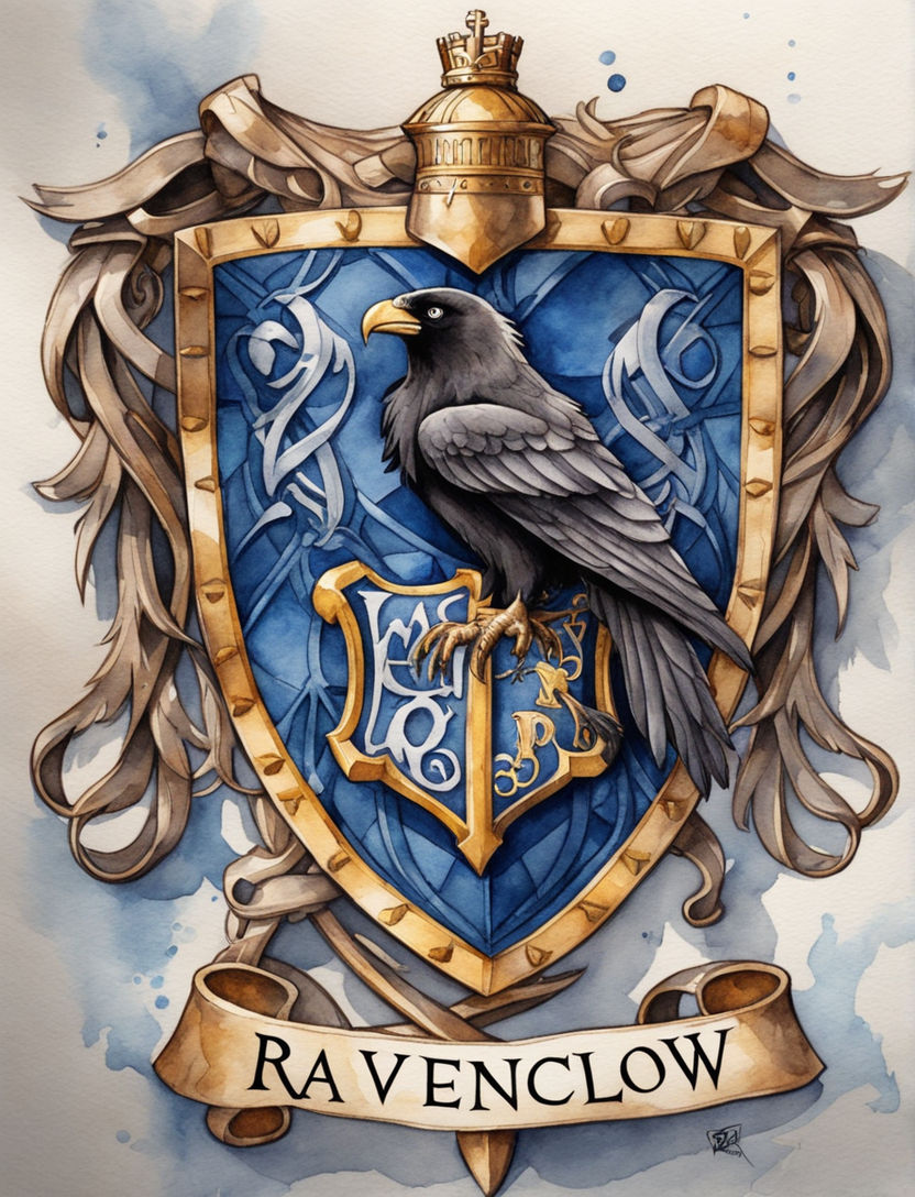 ArtStation - Logo Ravenclaw House Hogwarts